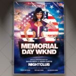 Memorial Day Weekend - Premium Flyer PSD Template