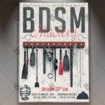 BDSM Mastery - Premium Flyer PSD Template