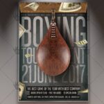 Boxing Tournament - Premium Flyer PSD Template
