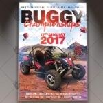 Buggy Championships - Premium Flyer PSD Template