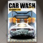 Car Wash Day - Premium Flyer PSD Template