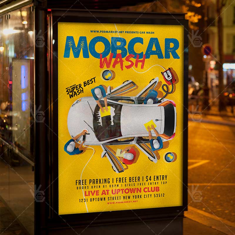 car_wash_flyer_psdmarket_3.jpg Car Wash - Premium Flyer PSD Template - Image 3
