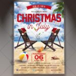 Christmas in July - Premium Flyer PSD Template