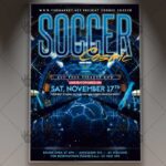Cosmic Soccer - Premium Flyer PSD Template