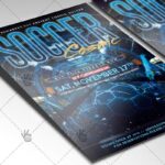 Cosmic Soccer - Premium Flyer PSD Template - Image 2