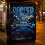 Cosmic Soccer - Premium Flyer PSD Template - Image 3