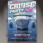 Cruise Party - Premium Flyer PSD Template