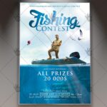 Fishing Contest - Premium Flyer PSD Template