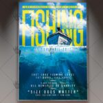 Fishing Day - Premium Flyer PSD Template