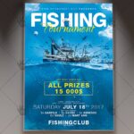Fishing Tournament - Premium Flyer PSD Template