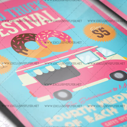 Download Food Truck Fest PSD Flyer Template Now