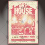 House Party Night - Premium Flyer PSD Template