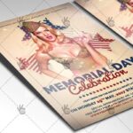 Memorial Day Celebration - Premium Flyer PSD Template - Image 2