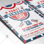 Memorial Day Party - Premium Flyer PSD Template - Image 2