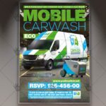 Mobile Car Wash - Premium Flyer PSD Template