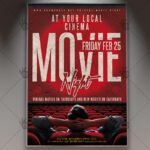 Movie Night - Premium Flyer PSD Template