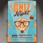 Quiz Night - Premium Flyer PSD Template