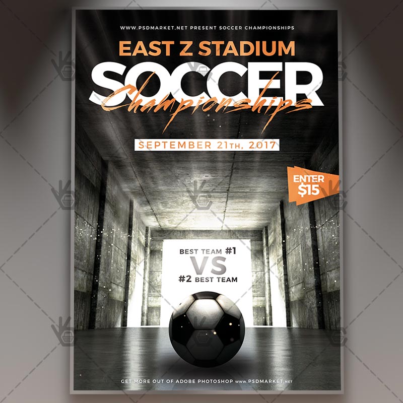 soccer_championships_flyer_psdmarket_1.jpg Soccer Championships - Premium Flyer PSD Template - Image 1