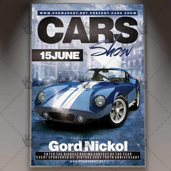 Stance Car Show - Premium Flyer PSD Template - Image 1