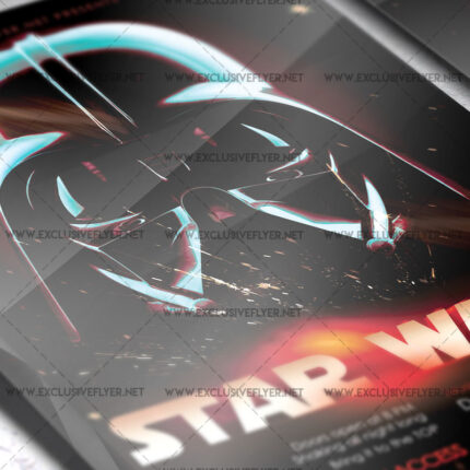 Download Star Wars Night PSD Flyer Template Now
