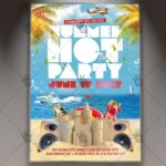 Summer Hot Party - Premium Flyer PSD Template