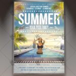 Summer Pool Party - Premium Flyer PSD Template