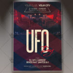 UFO Day - Premium Flyer PSD Template