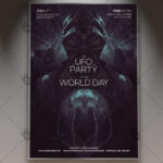 UFO Party - Premium Flyer PSD Template