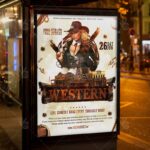 Western Party - Premium Flyer PSD Template - Image 3