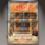 Wild West - Premium Flyer PSD Template