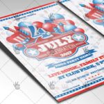 4th of July Celebration - Premium Flyer PSD Template - Image 2