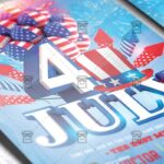 4th of July Celebration - Flyer PSD Template