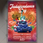 4th of July Independence Day - Premium Flyer PSD Template