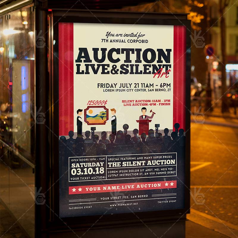 auction_flyer_psdmarket_3.jpg Auction - Premium Flyer PSD Template - Image 3