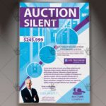 Auction Silent - Premium Flyer PSD Template