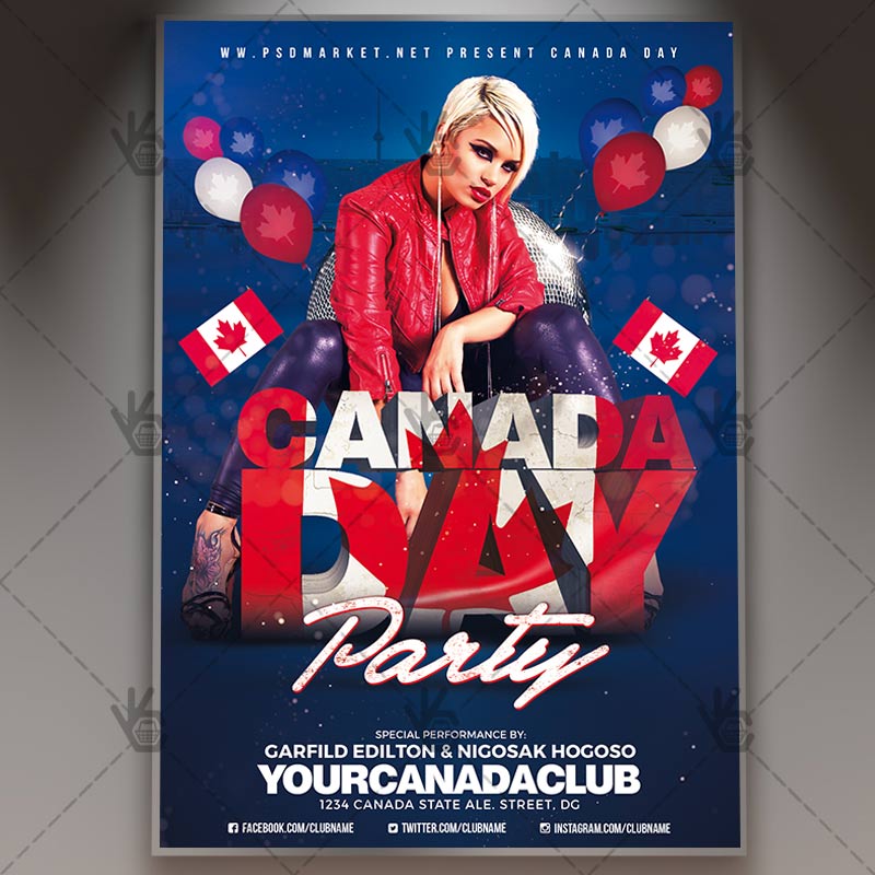 canada_day_celebration_flyer_psdmarket_1.jpg Canada Day Celebration - Premium Flyer PSD Template - Image 1