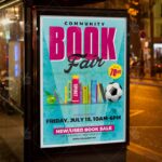 Community Book Fair - Premium Flyer PSD Template - Image 3