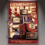 Disco 90s Party - Premium Flyer PSD Template