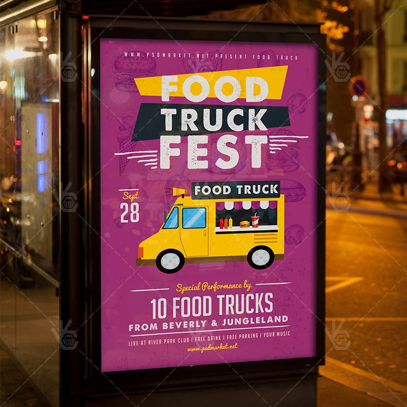 food_truck_flyer_psdmarket_3.jpg Food Truck - Premium Flyer PSD Template - Image 3