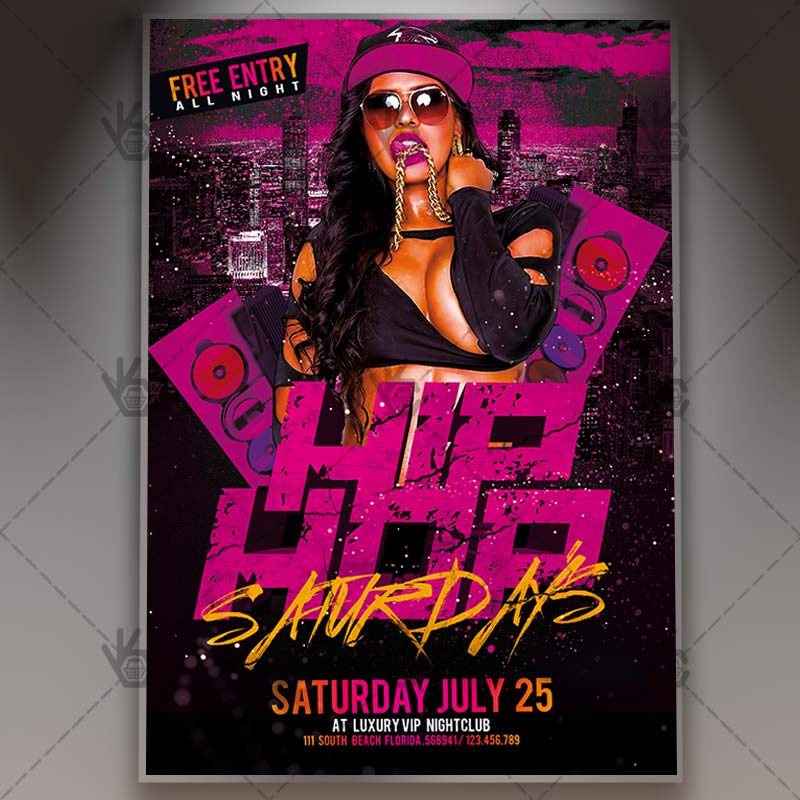 hip_hop_party_flyer_psdmarket_1.jpg Hip Hop Party - Premium Flyer PSD Template - Image 1