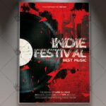 Indie Festival - Premium Flyer PSD Template