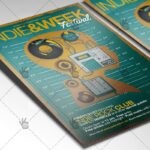 Indie Week Festival - Premium Flyer PSD Template - Image 2