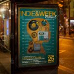 Indie Week Festival - Premium Flyer PSD Template - Image 3