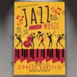 Jazz Music - Premium Flyer PSD Template