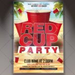 Red Cup Party - Premium Flyer PSD Template