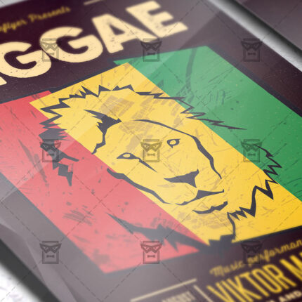 Download Reggae Music Event PSD Flyer Template Now
