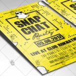 Snap Chat Party - Premium Flyer PSD Template - Image 2