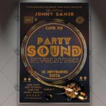 Sound Revolution Party - Premium Flyer PSD Template
