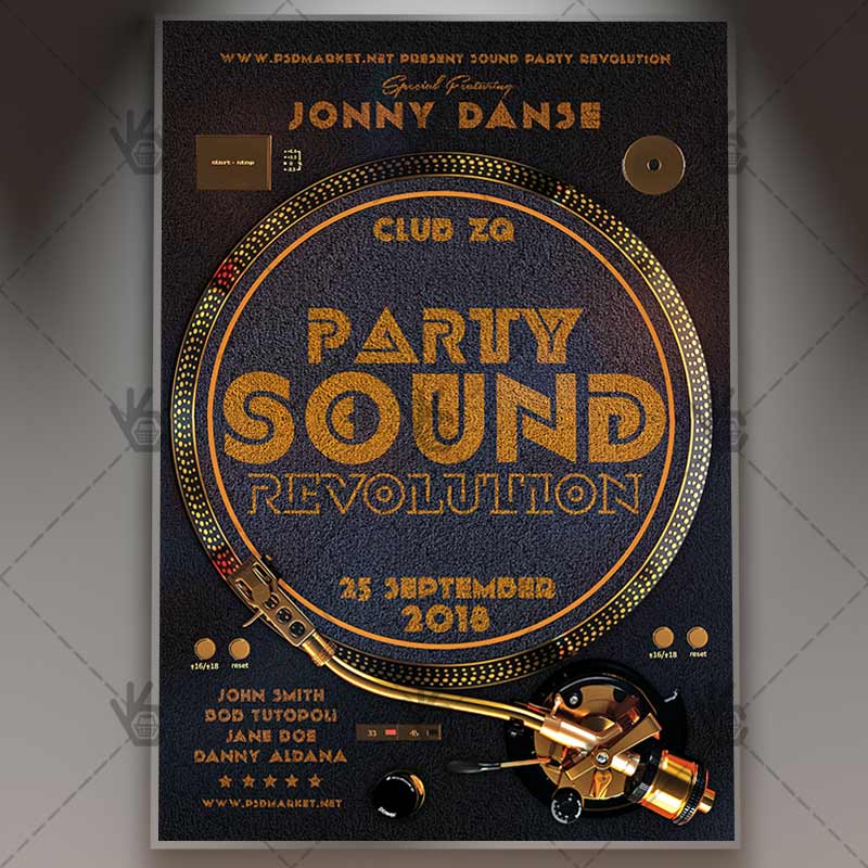 sound_revolution_flyer_party_psdmarket_1.jpg Sound Revolution Party - Premium Flyer PSD Template - Image 1