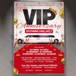 VIP Anniversary - Premium Flyer PSD Template